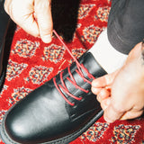 Noskin burgundy red laces