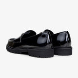 The Noskin Vegan Melbourne Lulie Patent Loafer Black