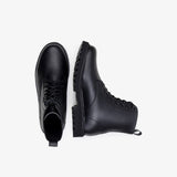 The Noskin Melbourne Vegan Signature Combat Boot Black