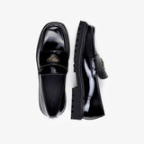 The Noskin Vegan Melbourne Lulie Patent Loafer Black