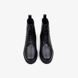 The Noskin Melbourne Vegan Signature Combat Boot Black