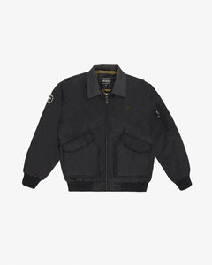 The Noskin Recycled Outer and Vegan Cactus Leather Bomber Jacket