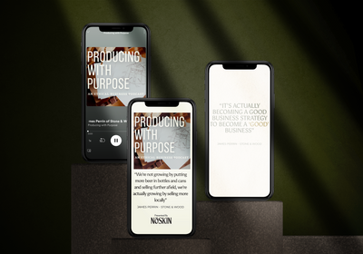 Producing with Purpose - Episode 6 featuring James Perrin of Stone & Wood