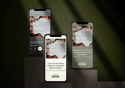 Producing with Purpose - Episode 12: Featuring Joshua Katcher of Brave Gentleman