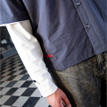 Noskin Sundown Short Sleeve Button Up shirt in blue