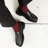 The Lulie Loafer square toe loafer on a vibram sole from noskin