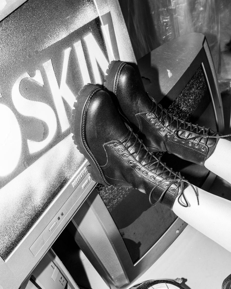The Noskin Ruby Combat Boot
