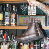 The Noskin Vegan Espresso Combat Boot
