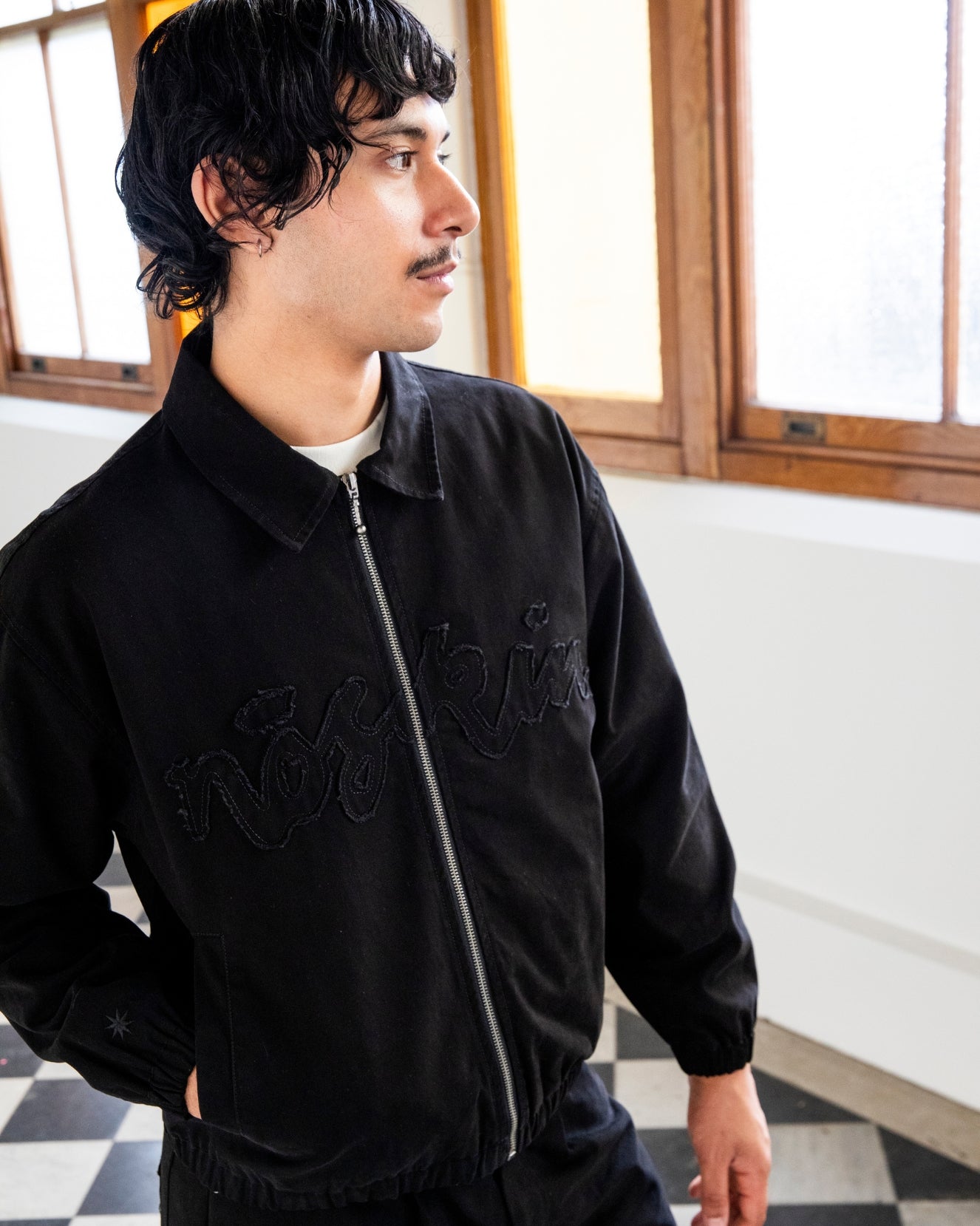Noskin Eclipse coaches jacket in black