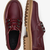 Solent boat shoe burgundy