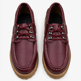 Solent boat shoe burgundy