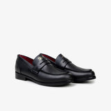 The Rose Loafer - Black + Gold