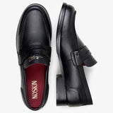 The Rose Loafer - Black + Gold