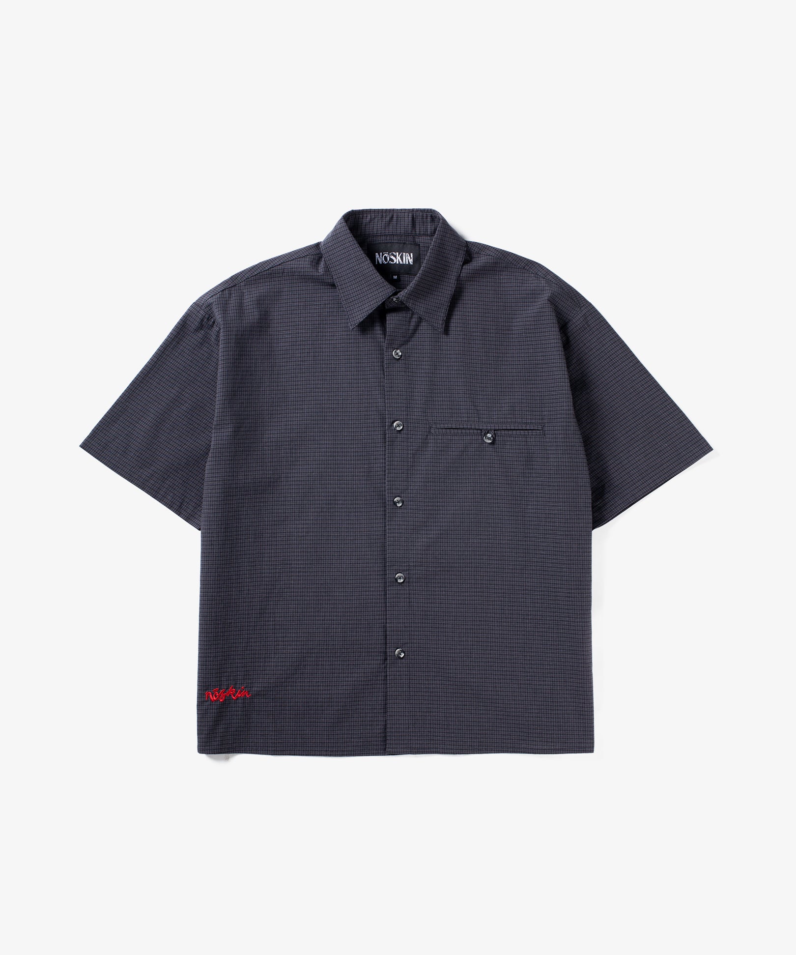 Noskin Sundown Short Sleeve Button Up shirt in blue