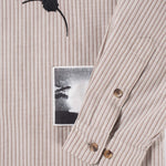 Noskin Horizon Long Sleeve Button up patched shirt