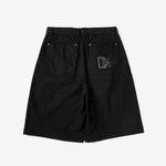 Noskin eclipse long carpenter shorts in black