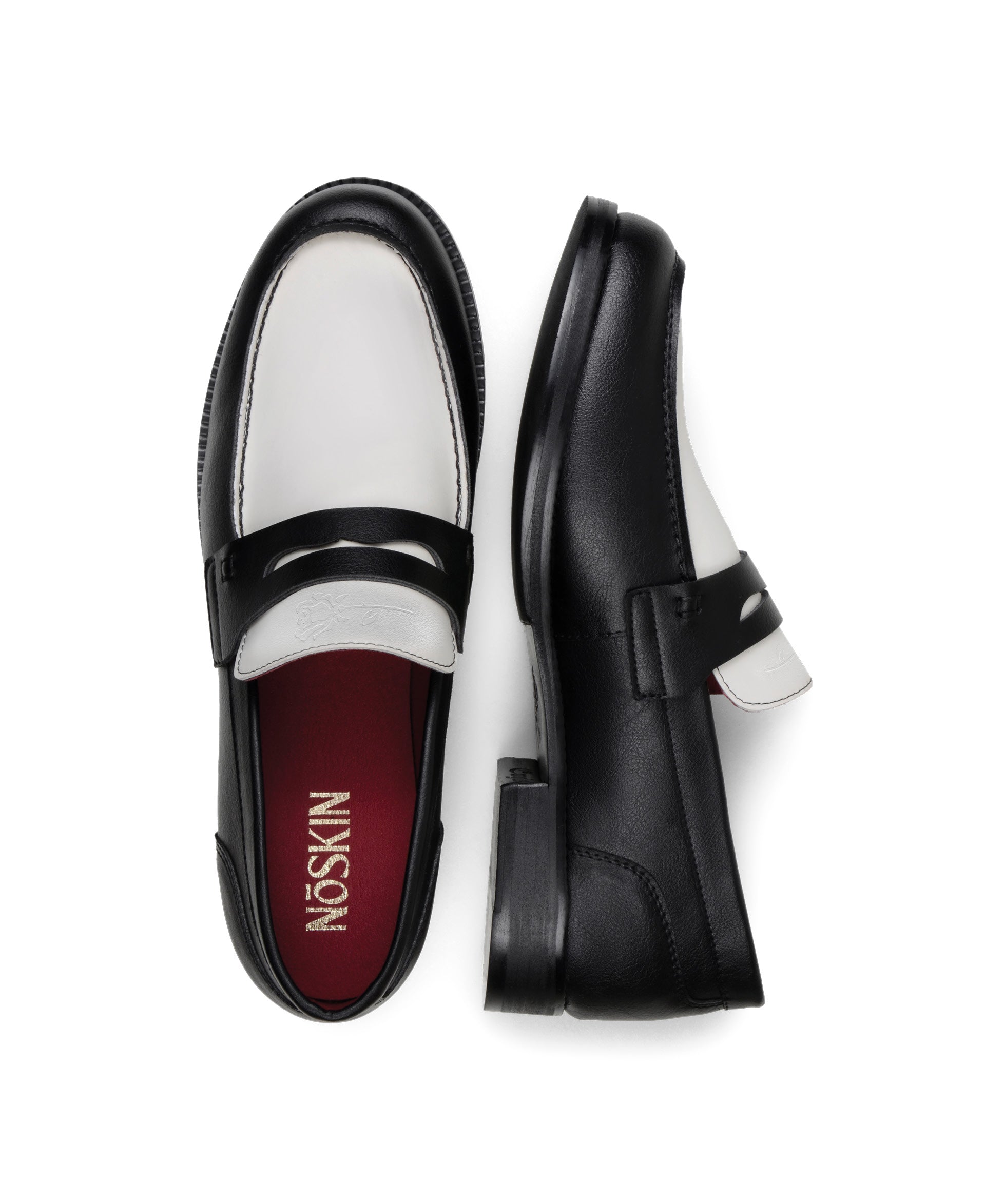 The Rose Loafer - Black + White