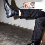 Noskin Vegan Combat Boot Black