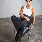 Noskin Vegan Combat Boot Black