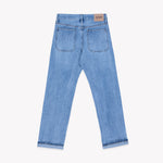 Noskin Recycled Japanese Denim Jeans in Stone Wash