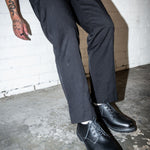 The Noskin Black Vegan Derby Shoe