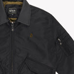 The Noskin Recycled Outer and Vegan Cactus Leather Bomber Jacket 