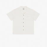 The Noskin Hemp and Organic Cotton Easey Short Sleeve Shirt in natural