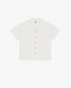 The Noskin Hemp and Organic Cotton Easey Short Sleeve Shirt in natural