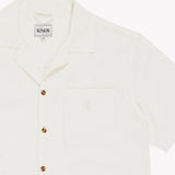 The Noskin Hemp and Organic Cotton Easey Short Sleeve Shirt in blue