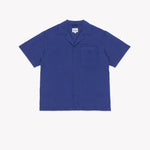 The Noskin Hemp and Organic Cotton Easey Short Sleeve Shirt in blue