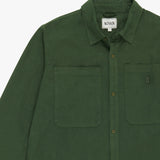The Noskin Hemp and Organic Cotton Easey Long Sleeve Shirt in khaki