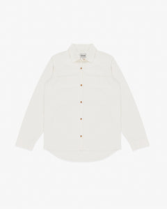 The Noskin Hemp and Organic Cotton Easey Long Sleeve Shirt in natural