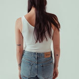 Noskin Recycled Japanese Denim Jeans in Stone Wash