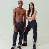 Noskin Recycled Japanese Denim Jeans in Rinse Wash