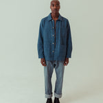 Noskin Hemp Worker Jacket in blue