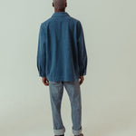 Noskin Hemp Worker Jacket in blue