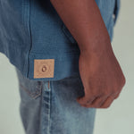 Noskin Hemp Worker Jacket in blue